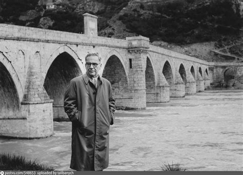 Югославия, Вышеград. Нобелевский лауреат по литературе Иво Андрич на ...