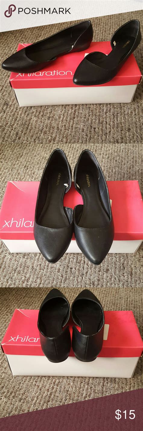 Xhilaration Black Flats Only Worn 3 Times Very Comfortable And Stylish