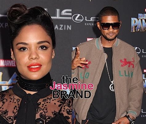 usher was flirting w tessa thompson before announcing split to wife grace miguel thejasminebrand