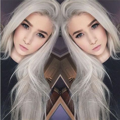 These are the best box hair dye brands for diy makeovers. Light Grey Gray Synthetic Lace Front Wig Peruca Perucas ...
