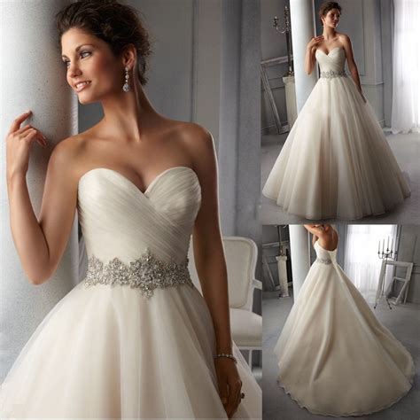 New Custom Whiteivory Wedding Dress Bridal Gown Size6810121416