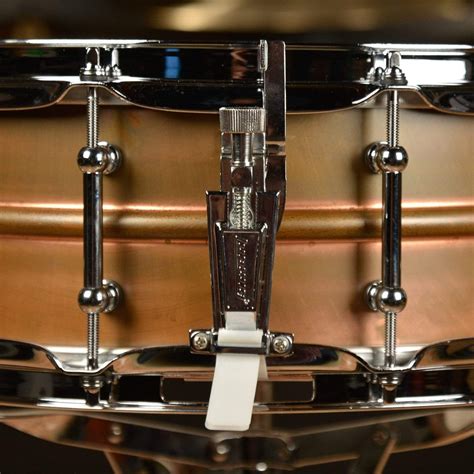 Ludwig 5x14 Raw Copper Phonic Snare Drum Wtube Lugs Chicago Music