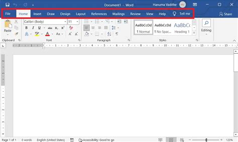 What Is Menu Bar In Ms Word Professional And Office 360 Digiruns