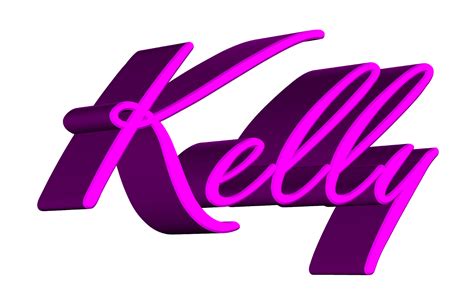 NOMBRES EN 3D: Kelly Nombre en 3D