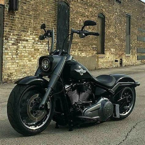 2018 Fatboy Blackout Custom Harley Davidson Motorcycles Fatboy