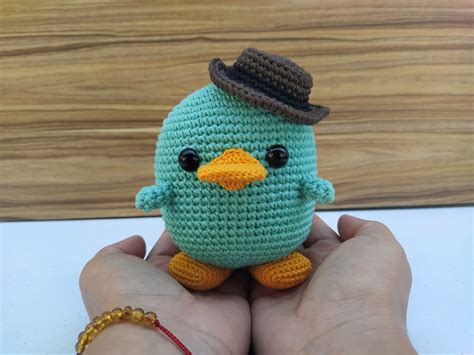 Perry The Platypus Crochet Pattern Phineas And Ferb Pattern Etsy