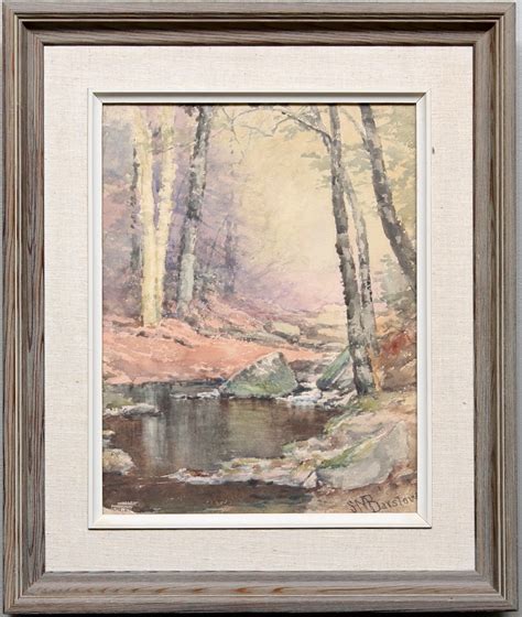 Images For 242943 SUSIE M BARSTOW 1836 1923 Watercolor Signed SM