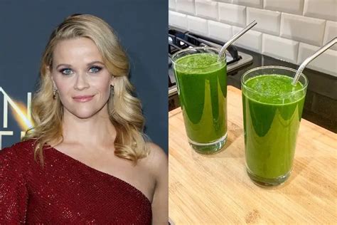 Healthy Green Smoothie That Reese Witherspoon Drinks Every Day Morning Green Smoothie Healthy