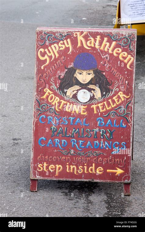 Gypsy Kathleen Fortune Teller Sign Killorglin County Kerry Ireland