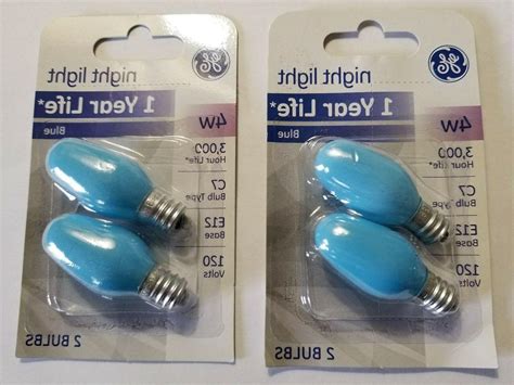 4w 4 Watt Blue Night Light Bulb C7