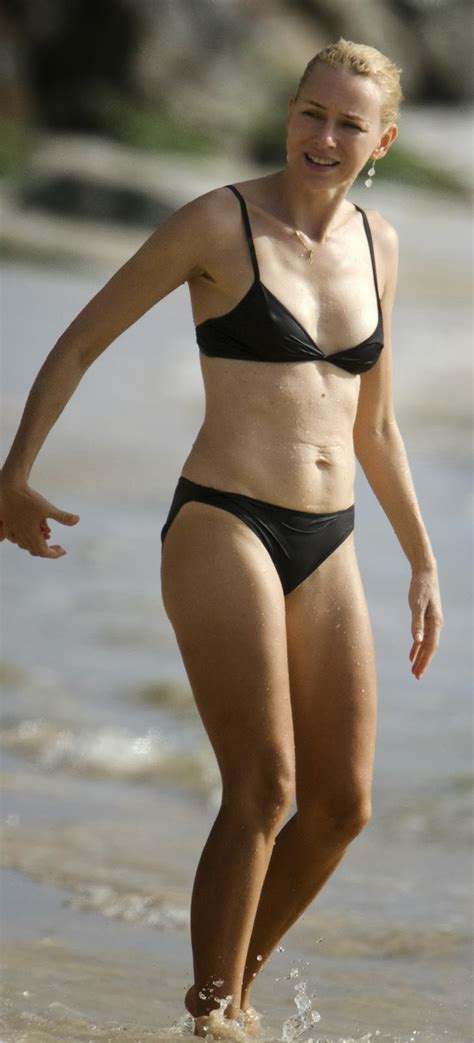 Actress Naomi Watts Beach Bikini Paparazzi Pics