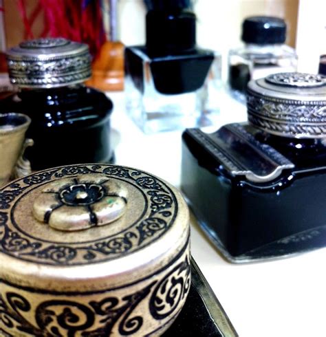Italian Calligraphy Ink Pots Pennen