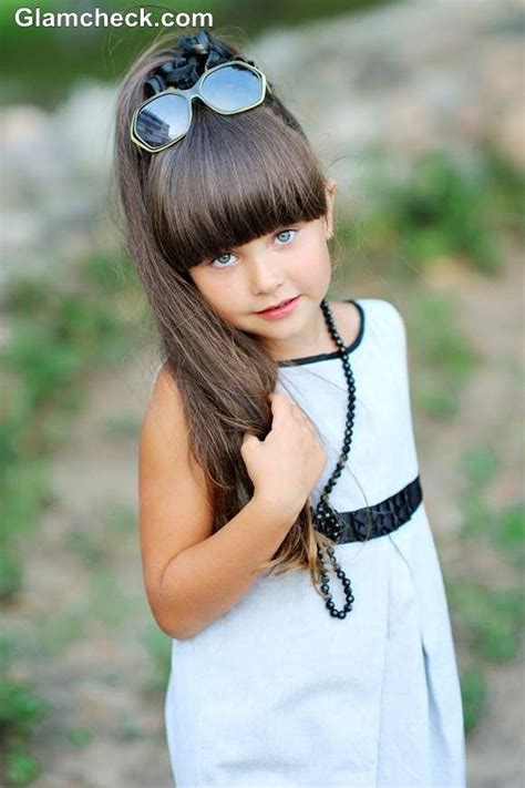 Short layered bob with bangs. The 25+ best Little girl bangs ideas on Pinterest | Little ...