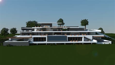 This house has a simple, modern and minimalist design, ideal to play and even record great minecraft adventures in it, last 1 and a half days to make and decorate it, it has a simple decoration and has. Large modern house, creation #8575