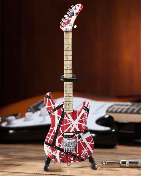 New Evh 5150 Eddie Van Halen Mini Guitar Replica Collectible Offi