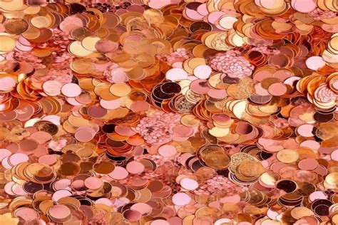 Rose Gold Sequin Seamless Pattern Graphic By Bonadesigns · Creative Fabrica