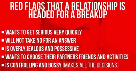 10 Red Flags That A Relationship Is Headed For A Breakup Gotta Do The