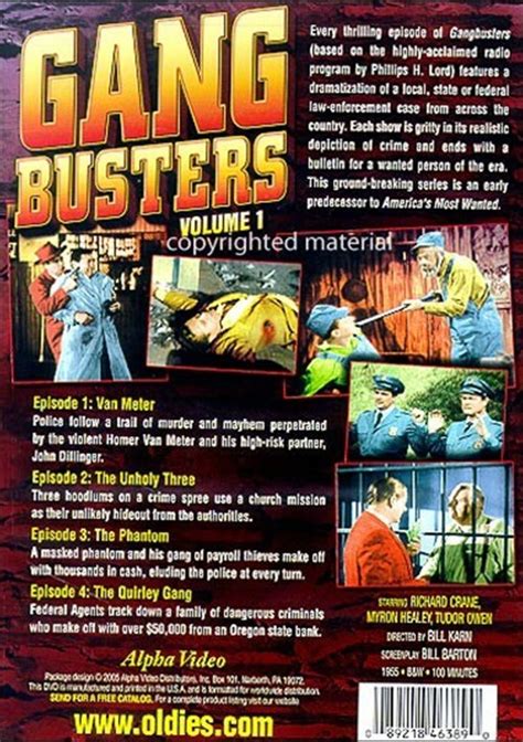 Gang Busters Volume Dvd Dvd Empire
