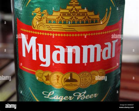 Burmese Traditional Lager Beer Burma Myanmar Stock Photo Alamy