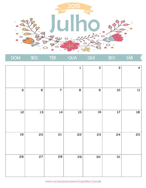 Neste sítio web encontrará todos os calendários online para, entre outros, 2021, 2022 e 2023. Download: Calendário Julho - A casa que a minha vó queria