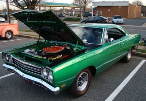 1969 Plymouth Roadrunner 2dr Ht Original Paint Code 99 Rally Green For