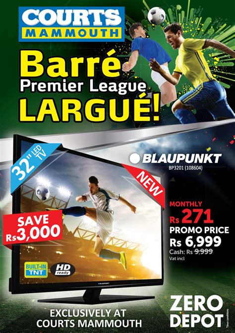 Perform jompay payment to tm biller code: Courts Mammouth Mauritius - Premier League flyer - July ...