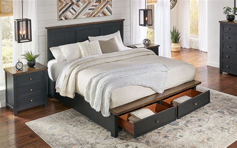 Cal King Storage Bed A America Wood Furniture