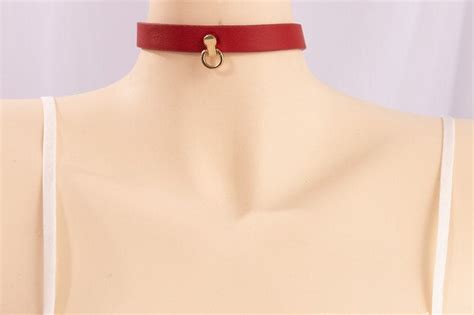 Leather Choker Women S With Leash Genuine Calfskin Leather Etsy