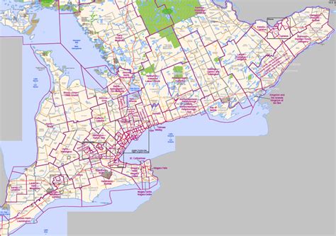 Ontario Ridings Map Counsel
