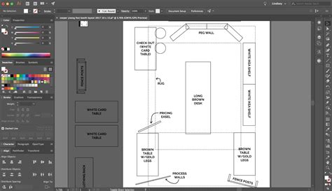 Trade Show Booth Layout Template Free