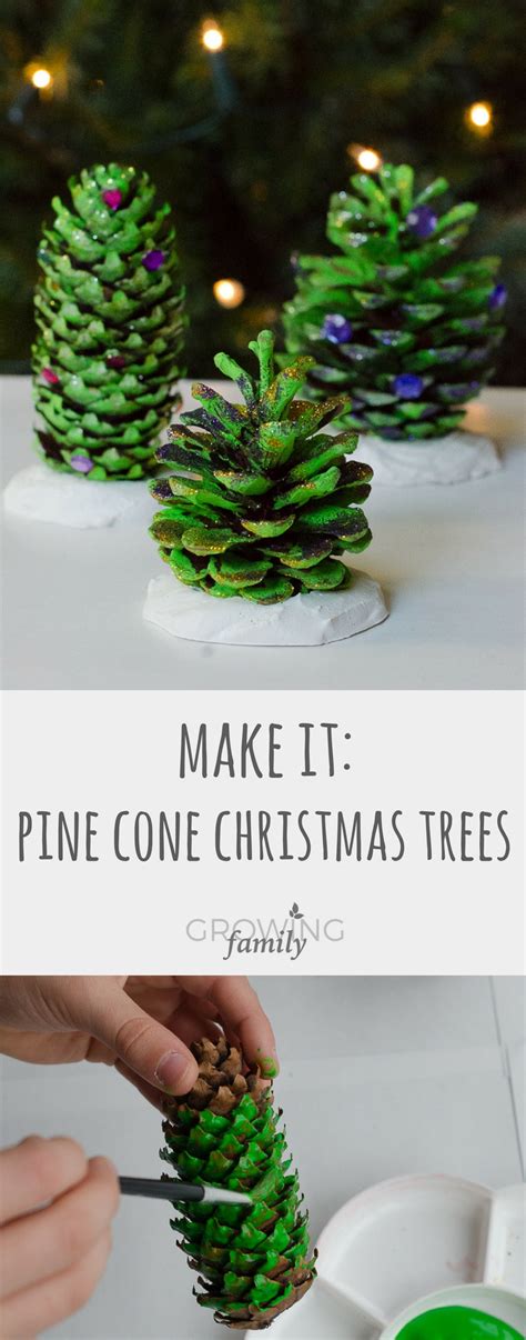 Christmas decorations, christmas decorating ideas, how to make a christmas decoration or accessory piece using old books. Natural Christmas decorations: pine cone trees - Growing ...