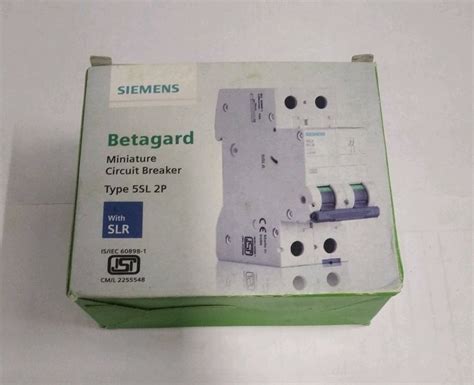6a Double Pole Siemens 5sl62257rc Miniature Circuit Breaker At Rs 1064