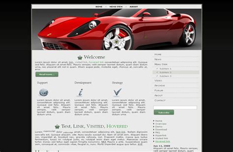 Premium Car Html Template Plr Database