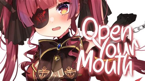 Nightcore Open Your Mouth Chelsea Collins ♡ Lyrics Youtube