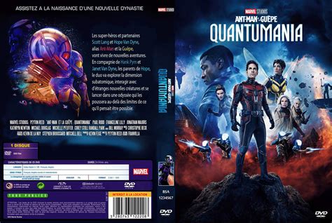 Jaquette Dvd De Ant Man Et La Guêpe Quantumania Custom Cinéma Passion