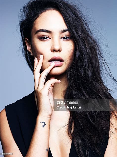 Actress Courtney Eaton Is Photographed For Elle Magazine On May 1