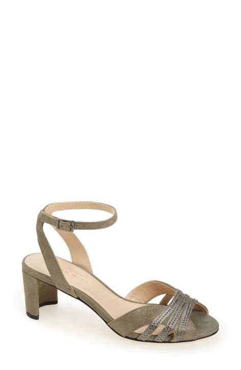 Buy Pelle Moda Mindi Ankle Strap Sandal Pewter At 62 Off Editorialist