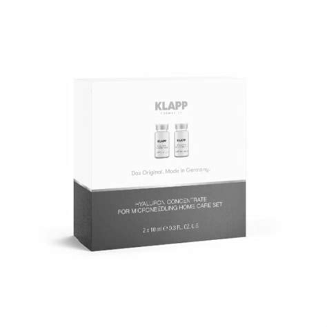 klapp hyaluron concentrate nachkaufpackung 2x10ml cosmetic institut bb onlineshop