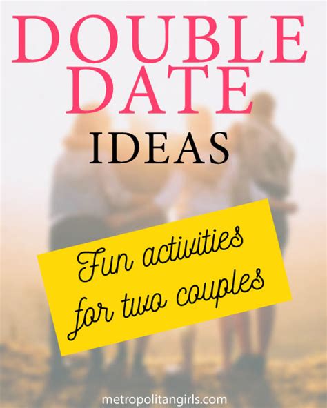 37 fun double date ideas to try with another couple