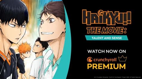 Crunchyroll Launches Haikyu Talent And Sense And Battle Of Concepts
