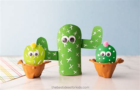 20 Cute Cactus Crafts For Kids