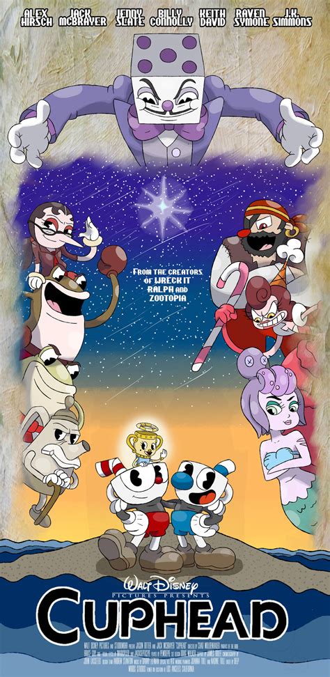 Cuphead Full Theatrical Movie Poster By Blackmasqrade On Deviantart