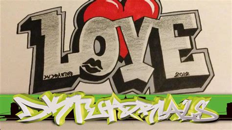 Te Amo En Graffiti Dibujo De Te Amo Ii Pintado Por Muchos En Dibujos