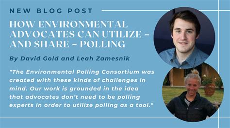 How environmental advocates can utilize - and share - polling – Green 2.0