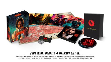 John Wick Chapter 4 4K Blu Ray Collector S Gift Set Limited