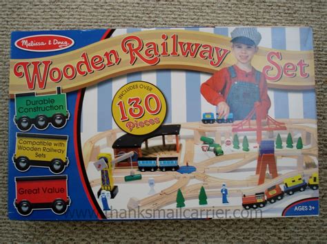 Thanks Mail Carrier Melissa And Doug Wooden Railway Set Review