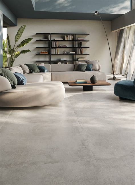 Grey Cement Inspired Design Porcelain Floor Tile Floor Roma