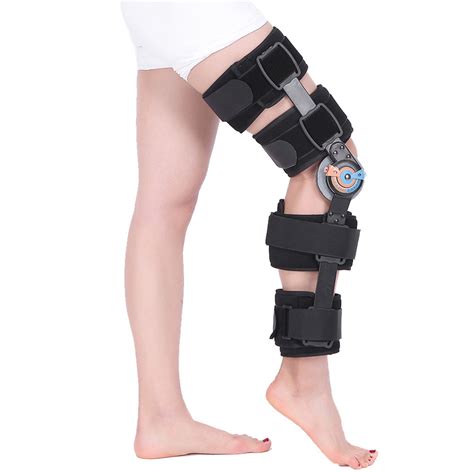 Pos T Op Hinged Knee Immobilizer Adjustable Orthopedic Leg Brace Knee