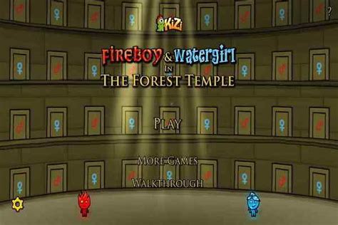 Don't let fireboy go in the water lakes and watergirl go in the fire lakes. Fireboy and Watergirl 1 Forest Temple, Games - Play Online ...