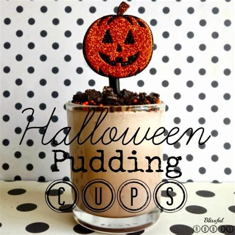 Blissful Roots Halloween Pudding Cups